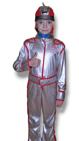 Pretekár  ferrari strieborný 